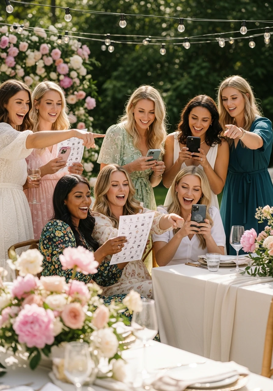 Photo Scavenger Hunt - 50 Perfect Outdoor Bridal Shower Ideas for a Beautiful Celebration