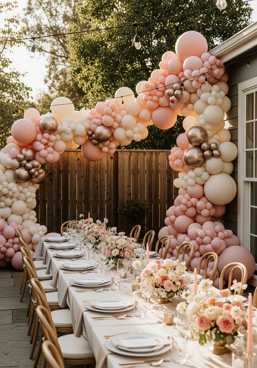 Color Pop Balloons - 50 Perfect Outdoor Bridal Shower Ideas for a Beautiful Celebration
