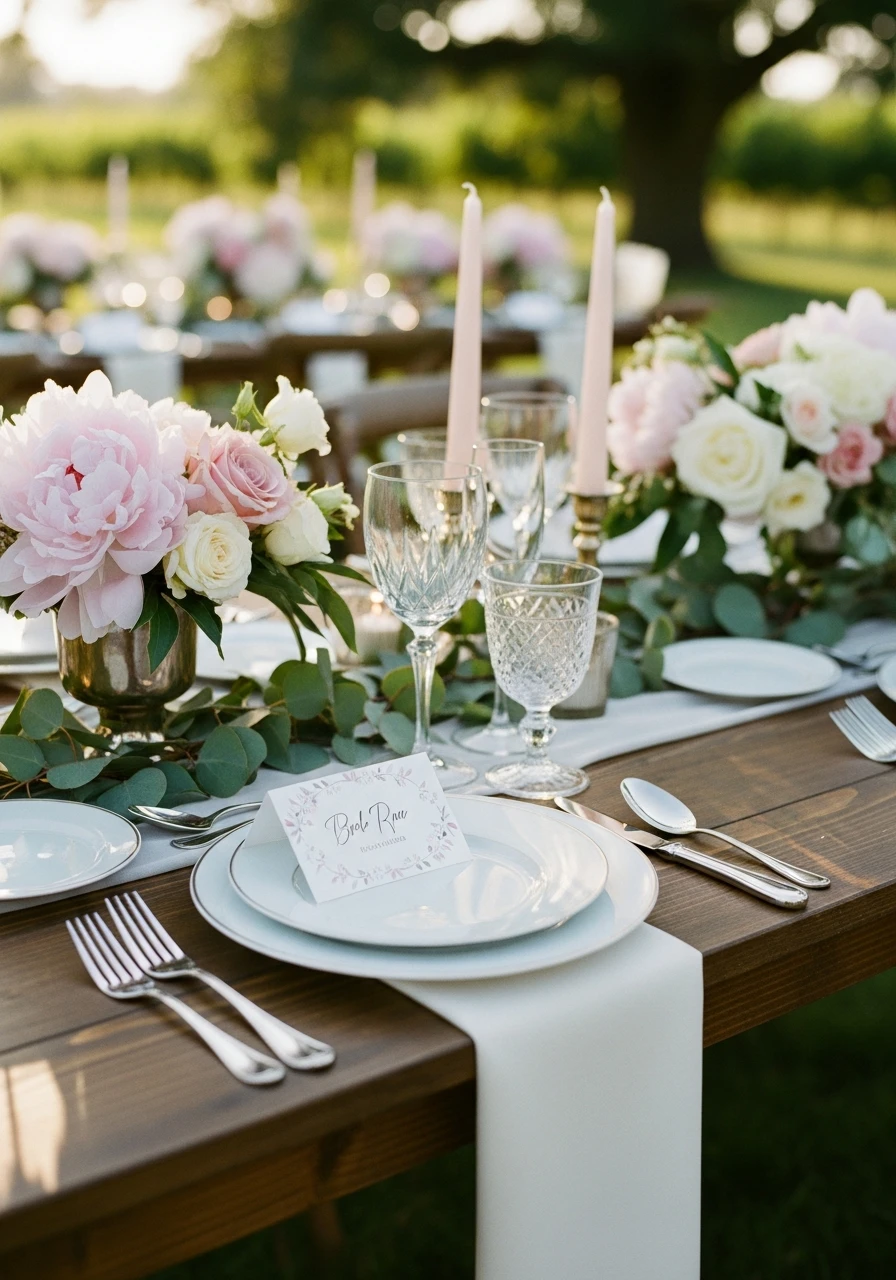 Name Cards Outside - 50 Perfect Outdoor Bridal Shower Ideas for a Beautiful Celebration