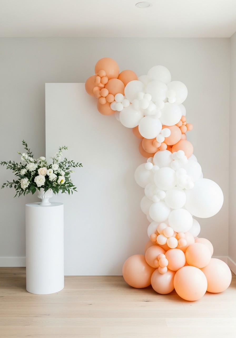 Minimal Photo Corner - Simple baby shower decorations