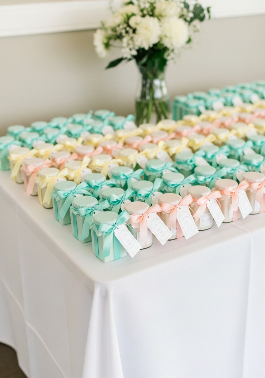Polished Favor Setup - Simple baby shower decorations