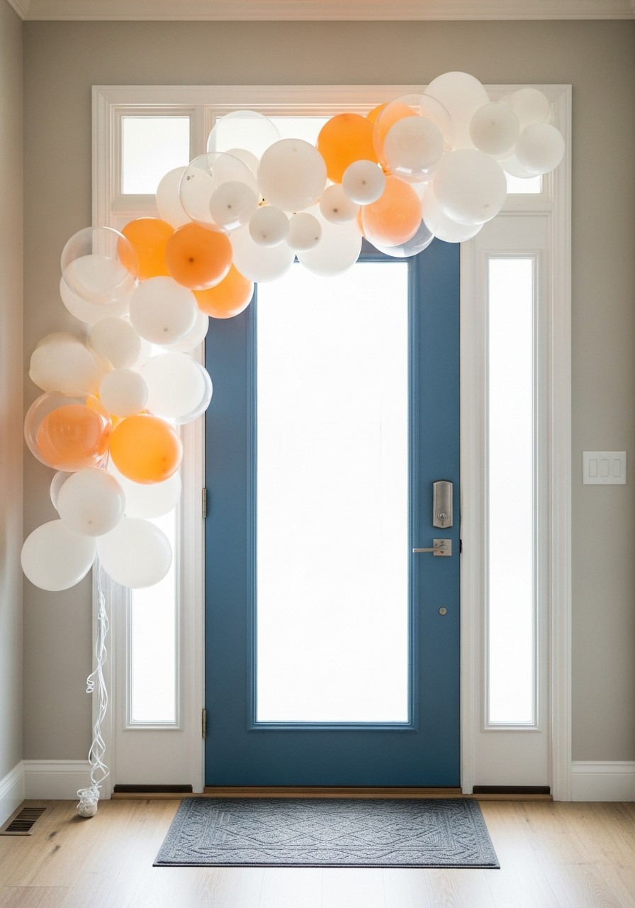Small Balloon Arch - Simple baby shower decorations