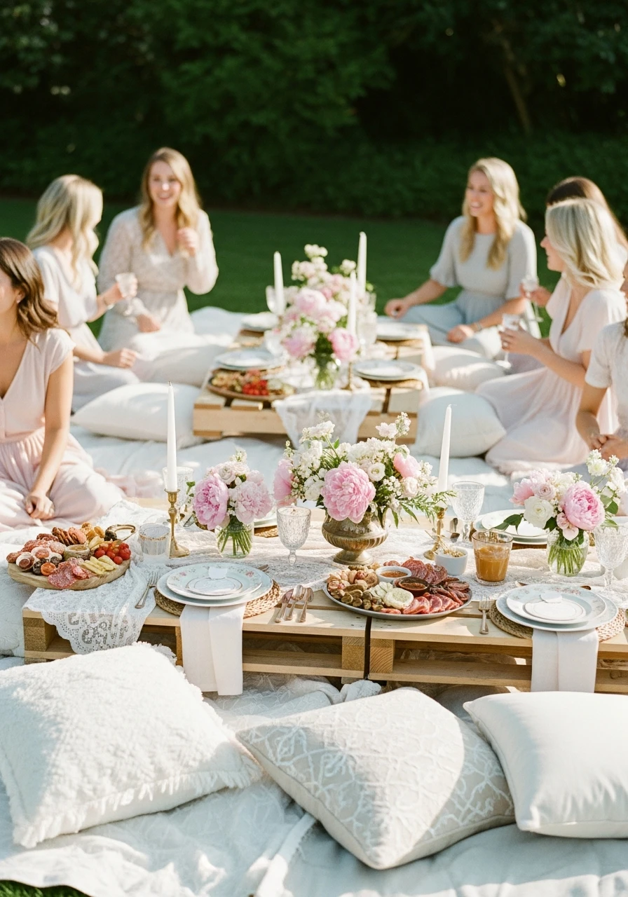 Intimate Garden Picnic - 50 Small Bridal Shower Ideas for an Intimate, Perfect Party
