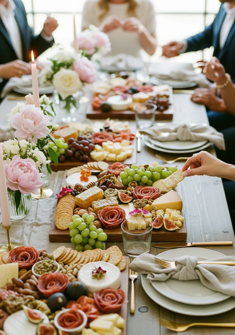 Charcuterie Board Focus - 50 Small Bridal Shower Ideas for an Intimate, Perfect Party