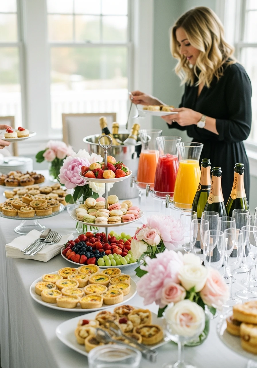 Brunch and Bubbly Gathering - 50 Small Bridal Shower Ideas for an Intimate, Perfect Party