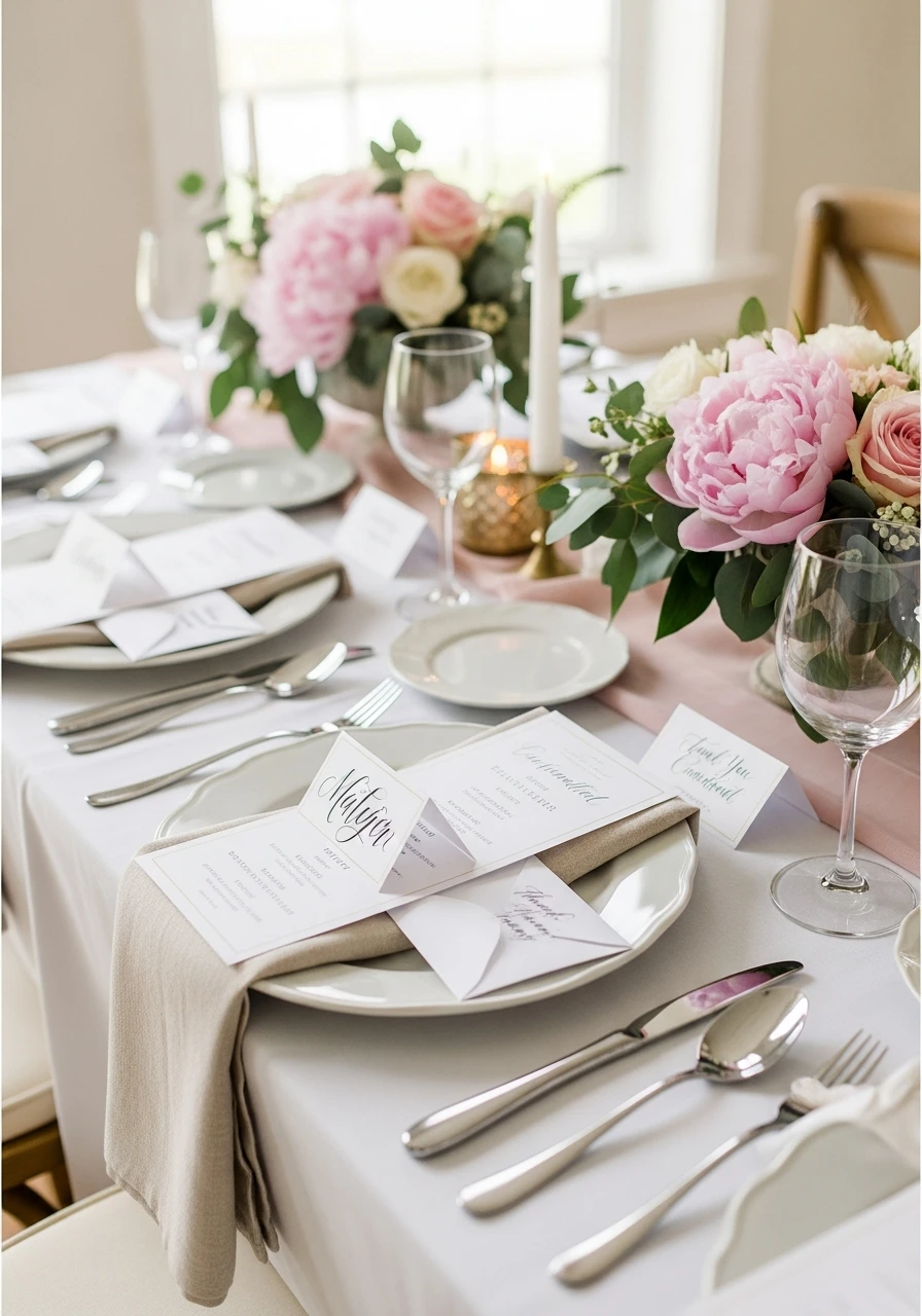 Personalized Settings - 50 Small Bridal Shower Ideas for an Intimate, Perfect Party