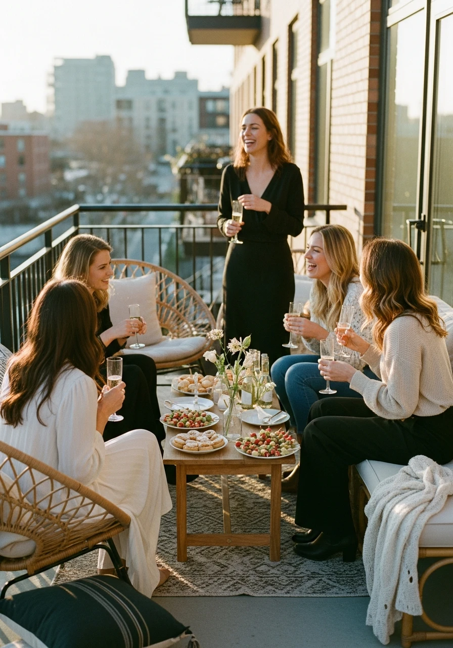 Balcony Mini Shower - 50 Small Bridal Shower Ideas for an Intimate, Perfect Party