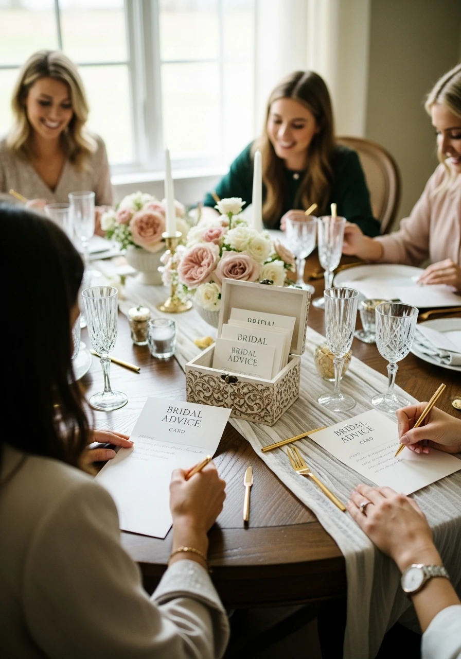 Bridal Advice Cards - 50 Small Bridal Shower Ideas for an Intimate, Perfect Party