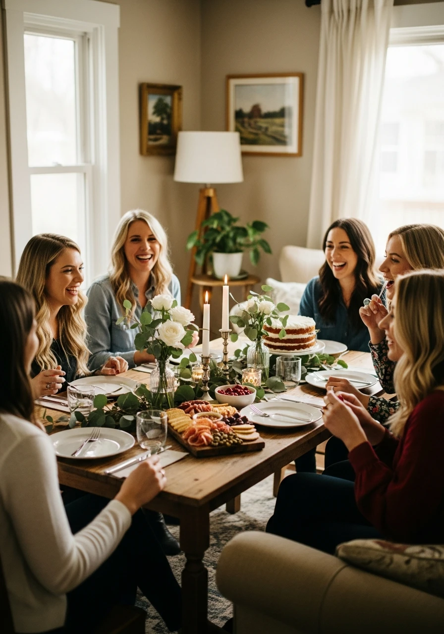 Friend’s Home Venue - 50 Small Bridal Shower Ideas for an Intimate, Perfect Party