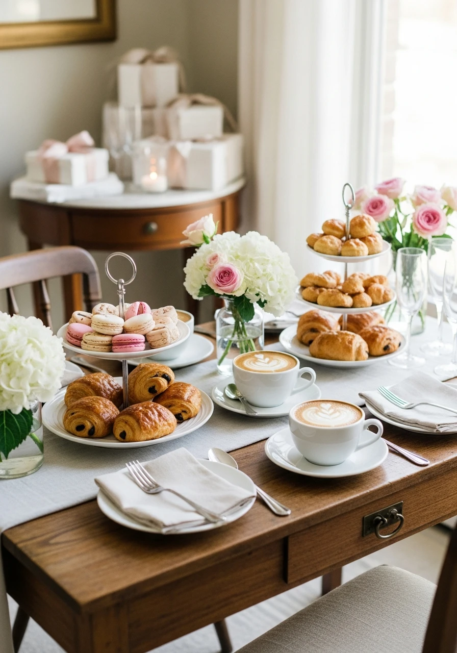 Parisian Café Feel - 50 Small Bridal Shower Ideas for an Intimate, Perfect Party
