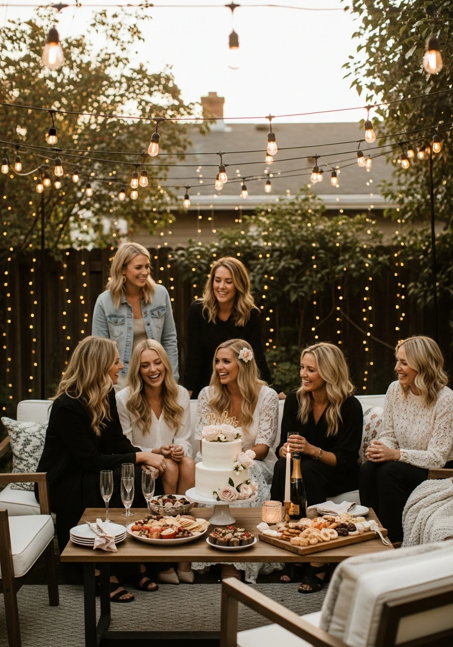 Backyard Mini Soirée - 50 Small Bridal Shower Ideas for an Intimate, Perfect Party