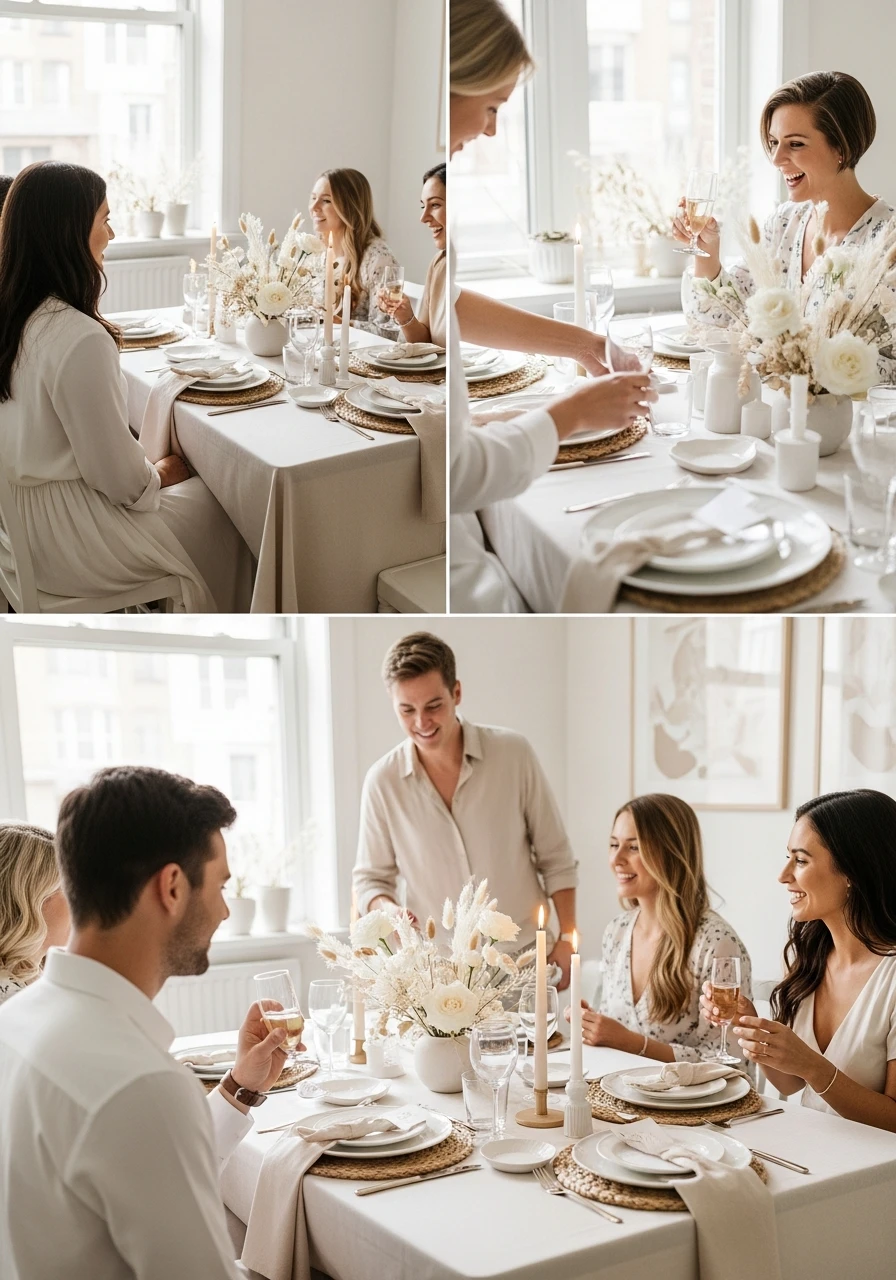 Neutral Color Palette - 50 Small Bridal Shower Ideas for an Intimate, Perfect Party