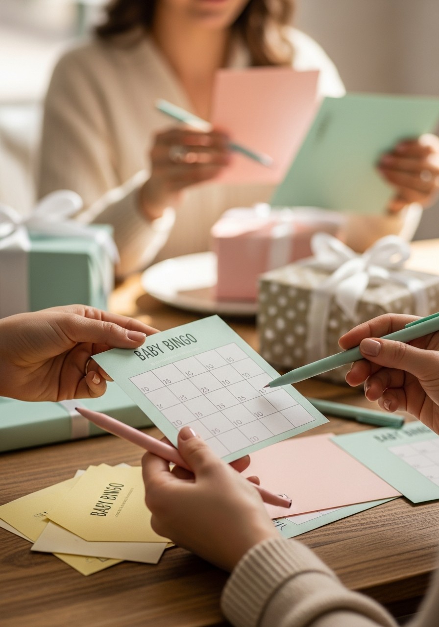 Baby Bingo Game - Small baby shower ideas