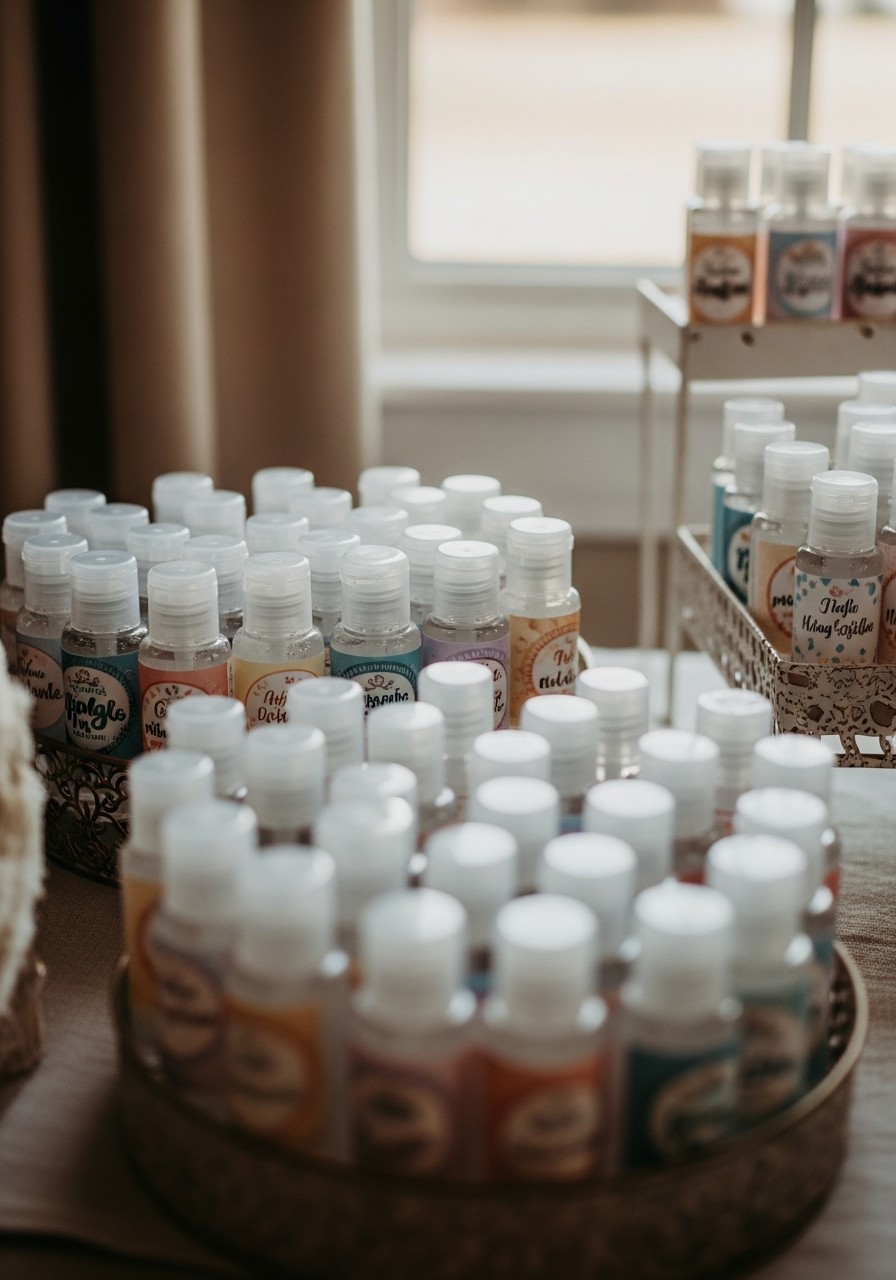 Personalized Hand Sanitizer - Small baby shower ideas