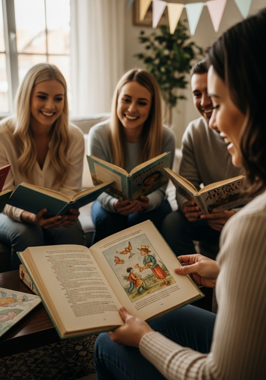 Storybook Reading Activity - Small baby shower ideas