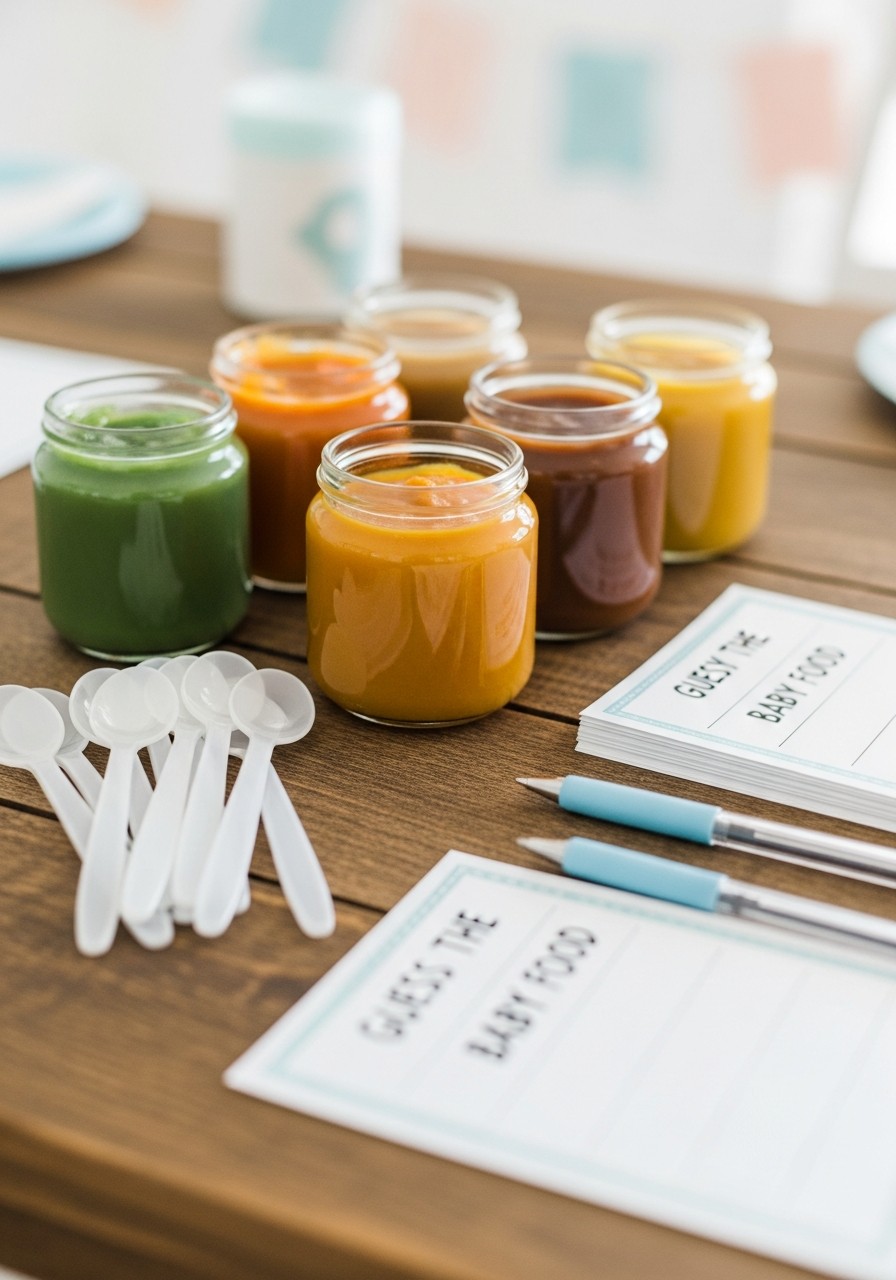 Guess the Baby Food - Small baby shower ideas