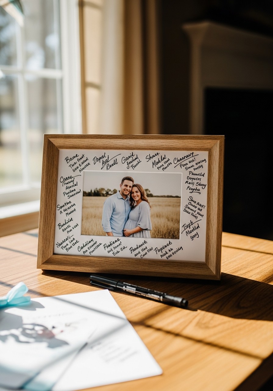 Simple Guest Sign-In - Small baby shower ideas