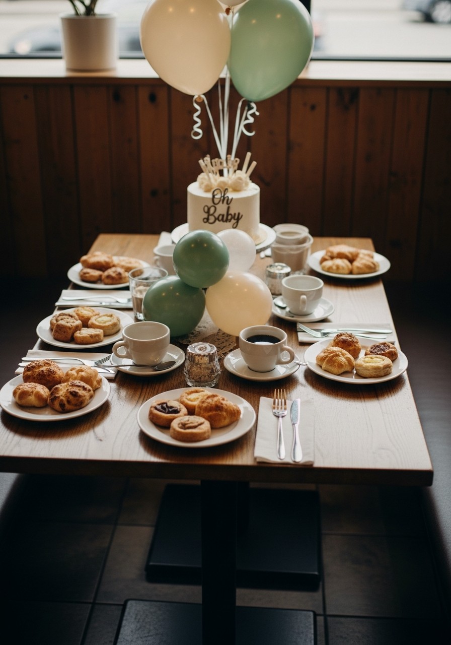 Rent a Small Cafe Corner - Small baby shower ideas