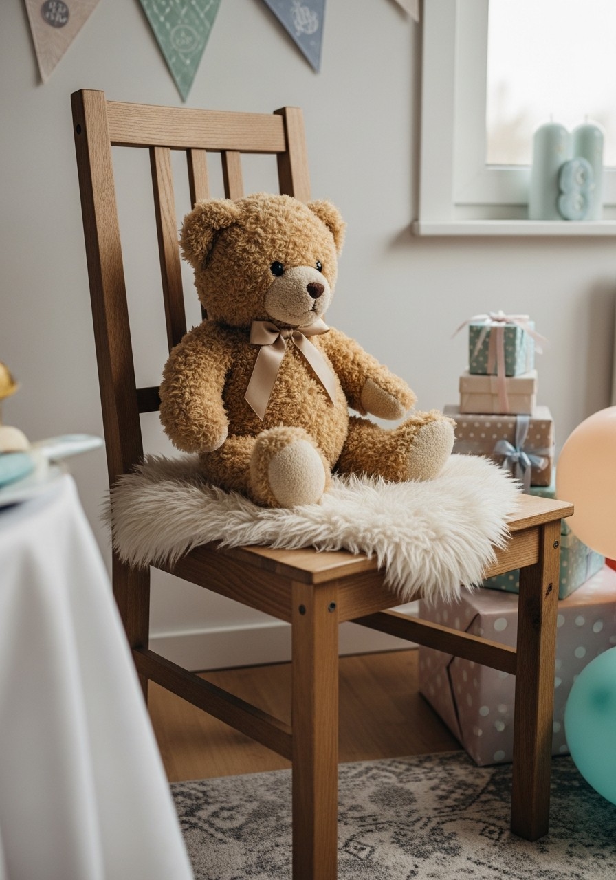 Teddy Bear Seating - Small baby shower ideas