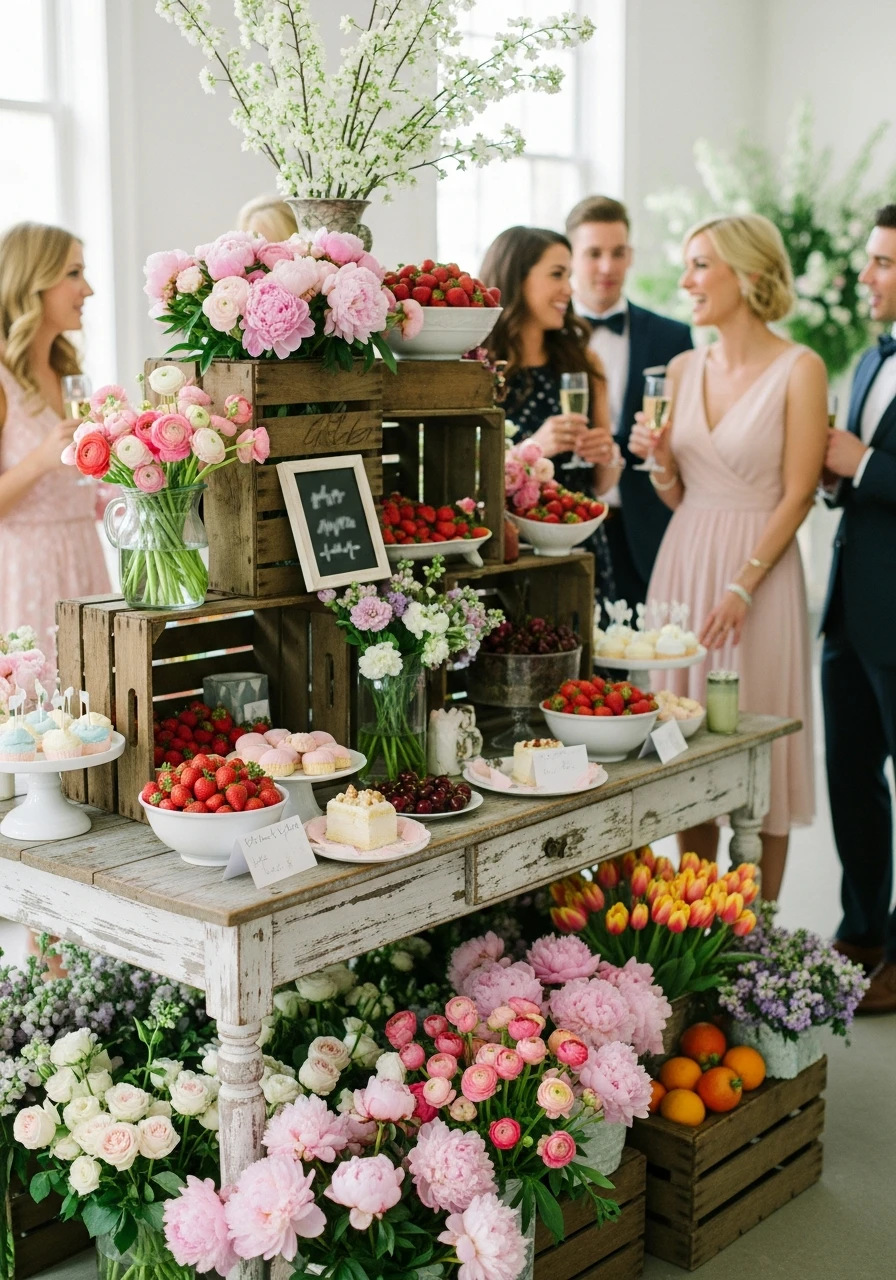FRESH MARKET FLORALS - 50 Gorgeous Spring Bridal Shower Ideas You Need to See