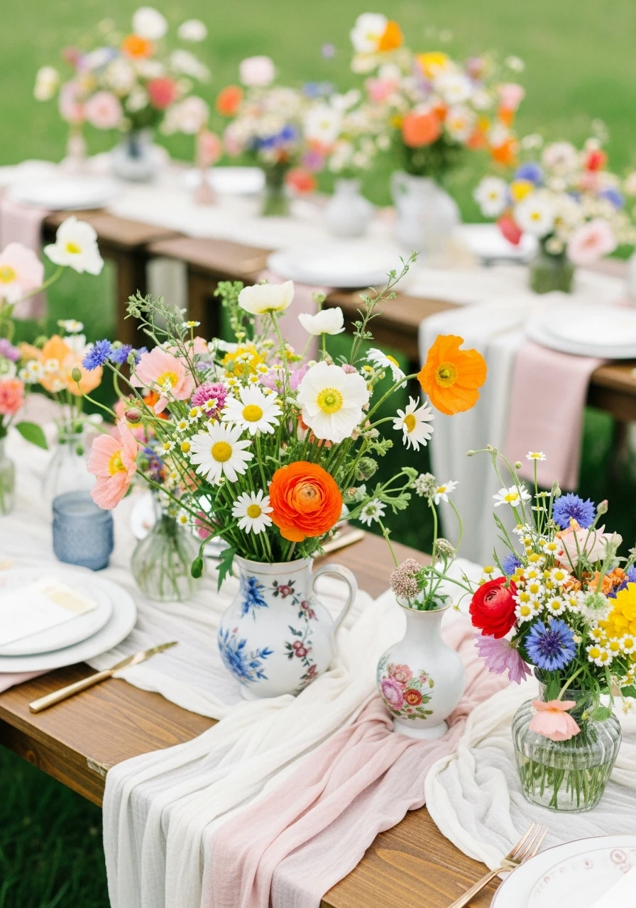 WILDLOWER MEADOW - 50 Gorgeous Spring Bridal Shower Ideas You Need to See