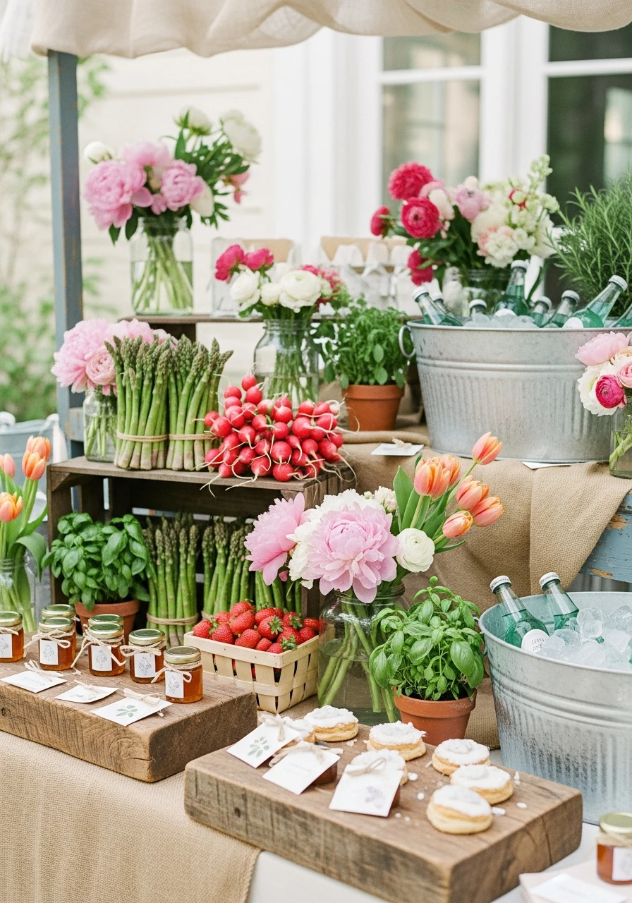 FRESH OFF THE MARKET - 50 Gorgeous Spring Bridal Shower Ideas You Need to See