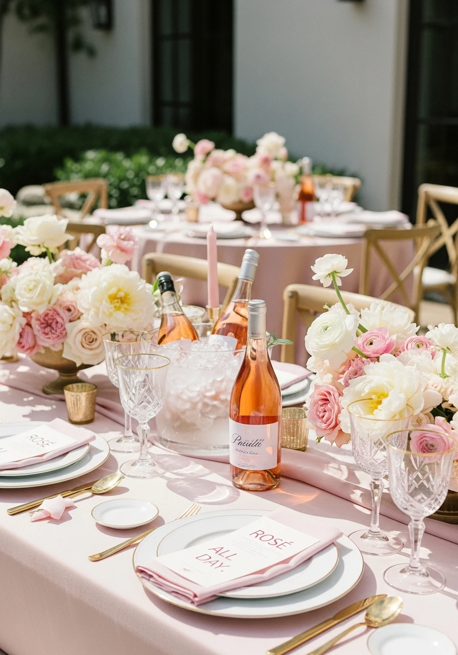 ROSÉ ALL DAY SHOWER - 50 Gorgeous Spring Bridal Shower Ideas You Need to See