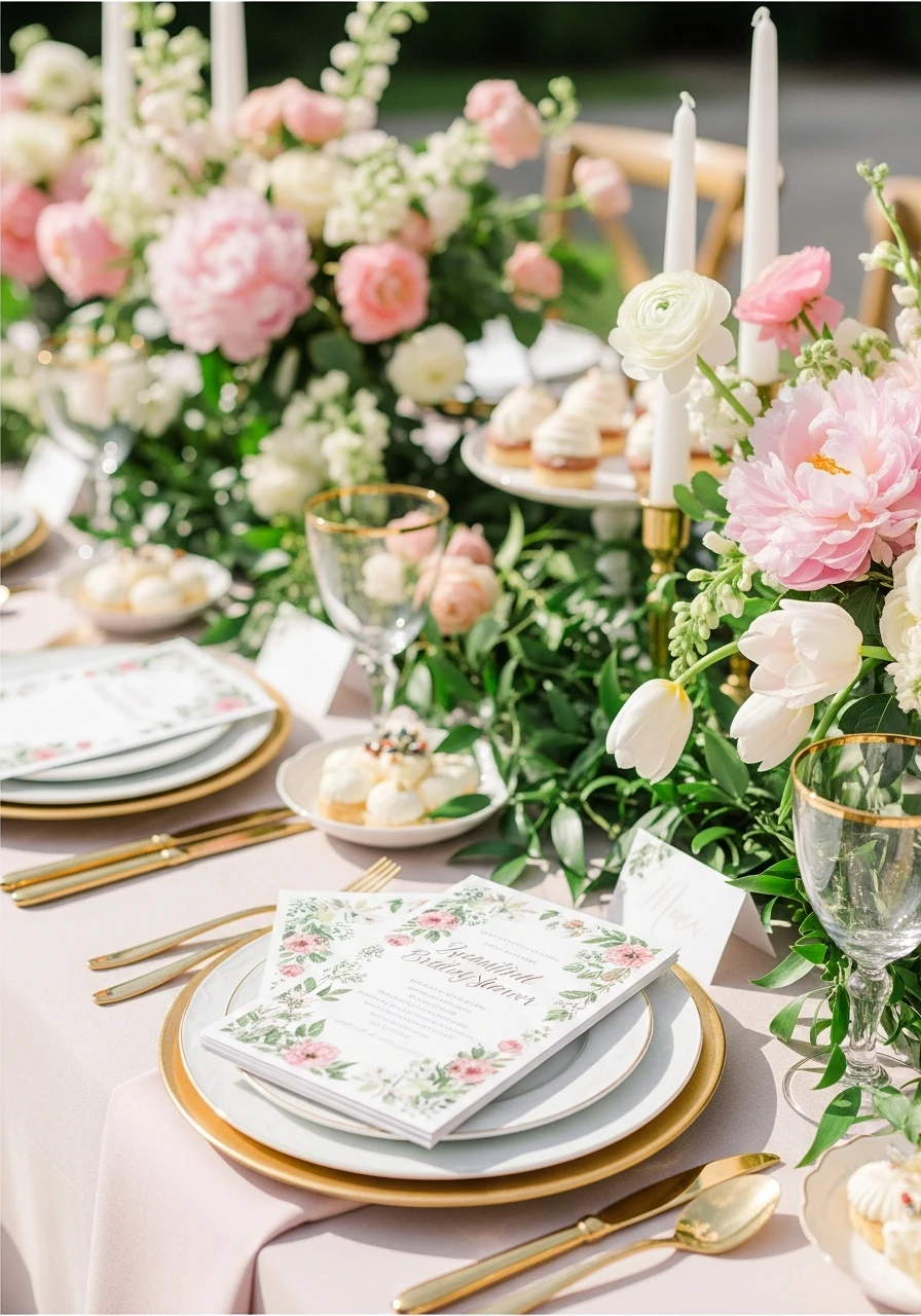 BOTANICAL PRINT INVITES - 50 Gorgeous Spring Bridal Shower Ideas You Need to See