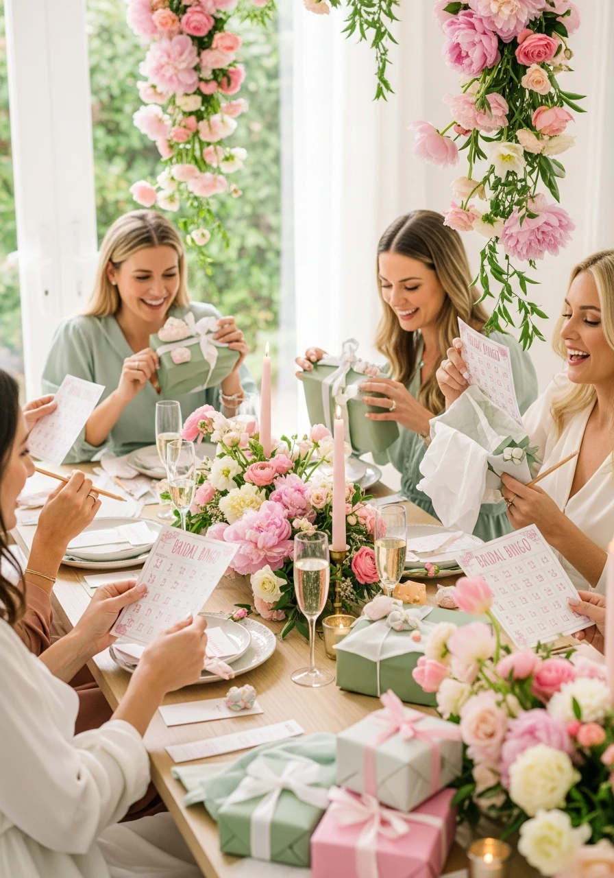 SPRING BRIDAL BINGO - 50 Gorgeous Spring Bridal Shower Ideas You Need to See