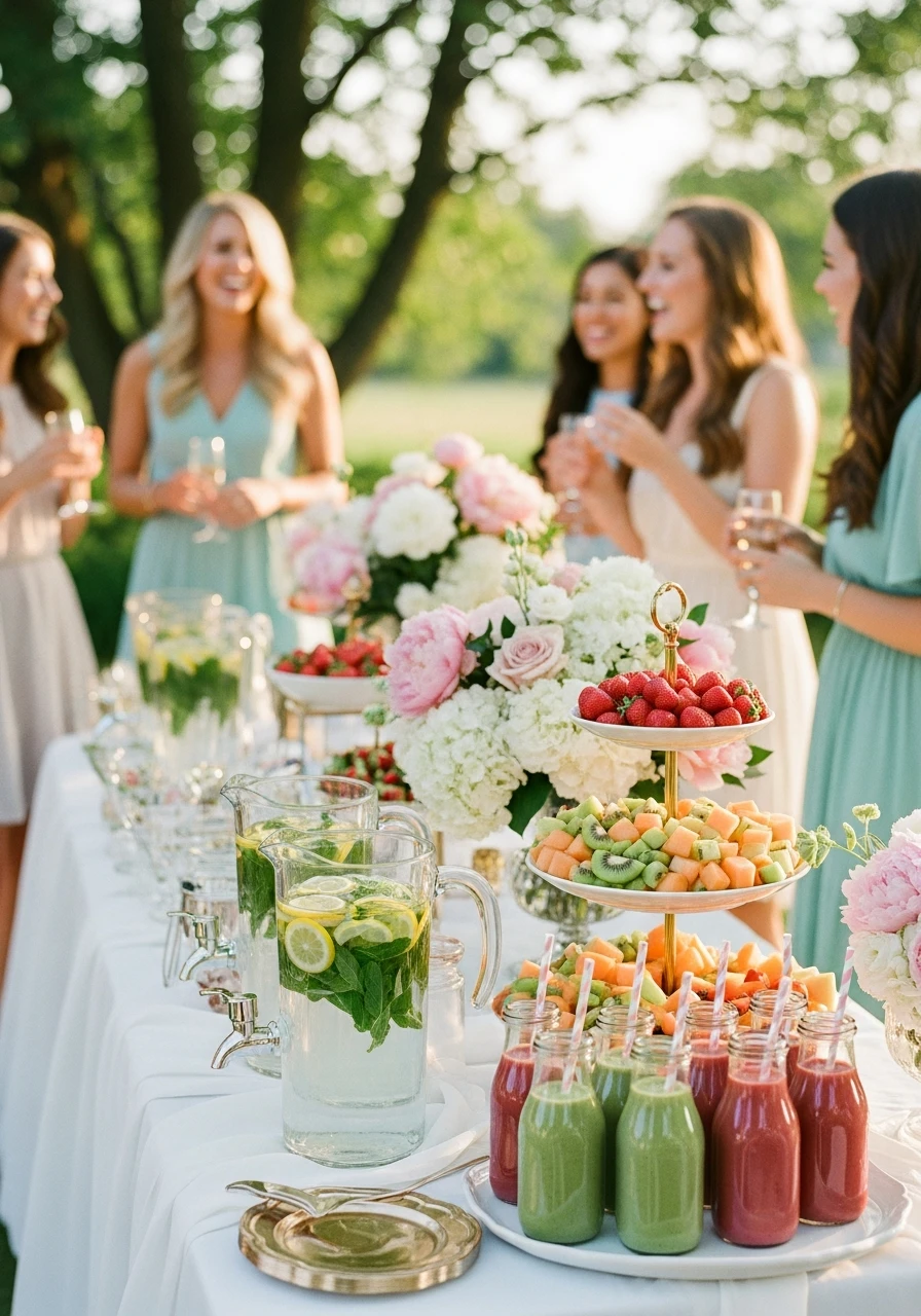 Fresh and Healthy Menu - 50 Best Summer Bridal Shower Ideas