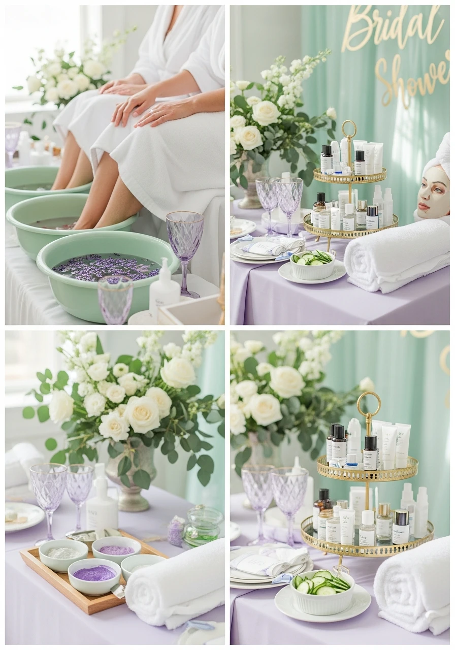 Relaxing Spa Day - 50 Best Summer Bridal Shower Ideas