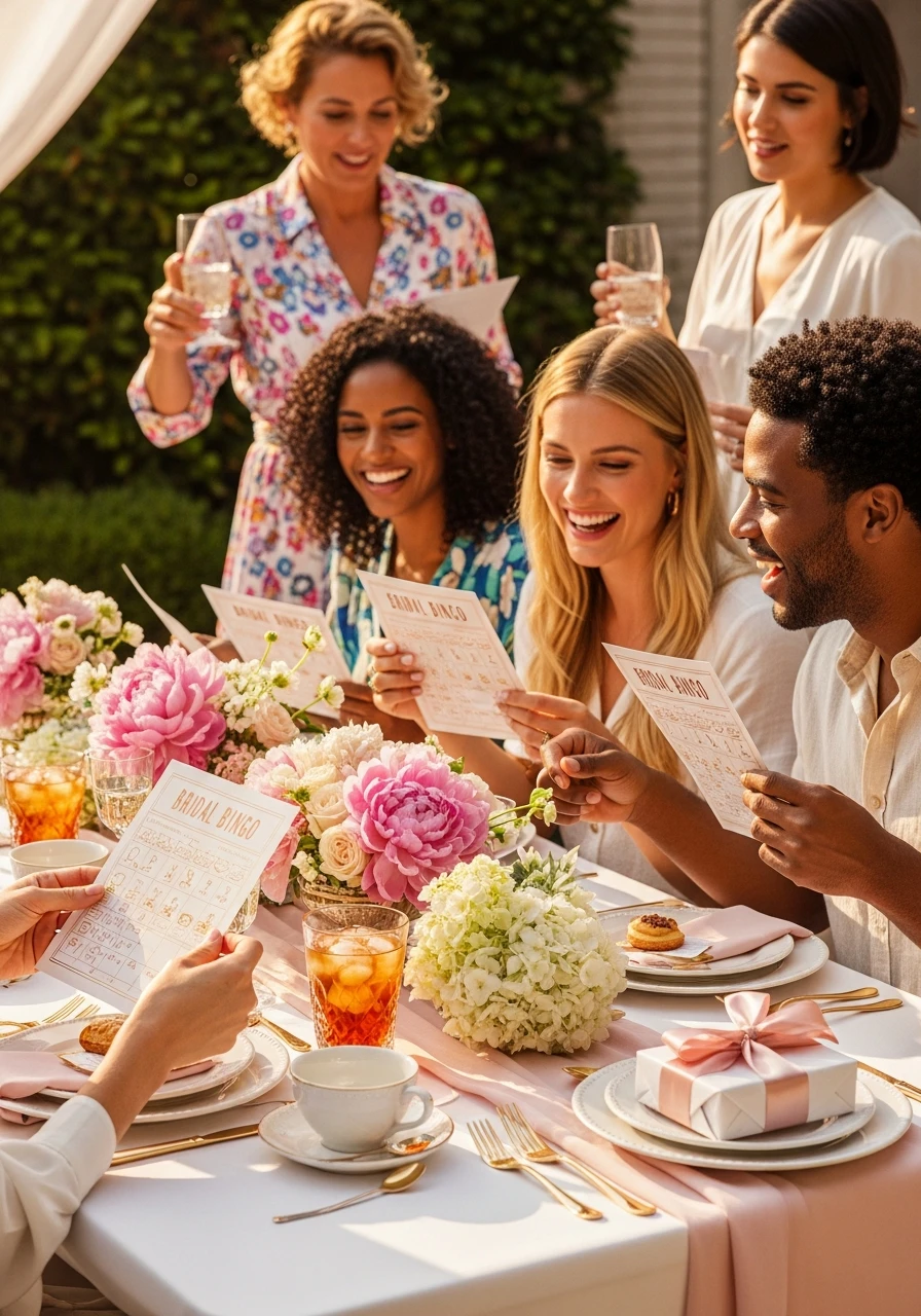 Classic Bridal Bingo - 50 Best Summer Bridal Shower Ideas