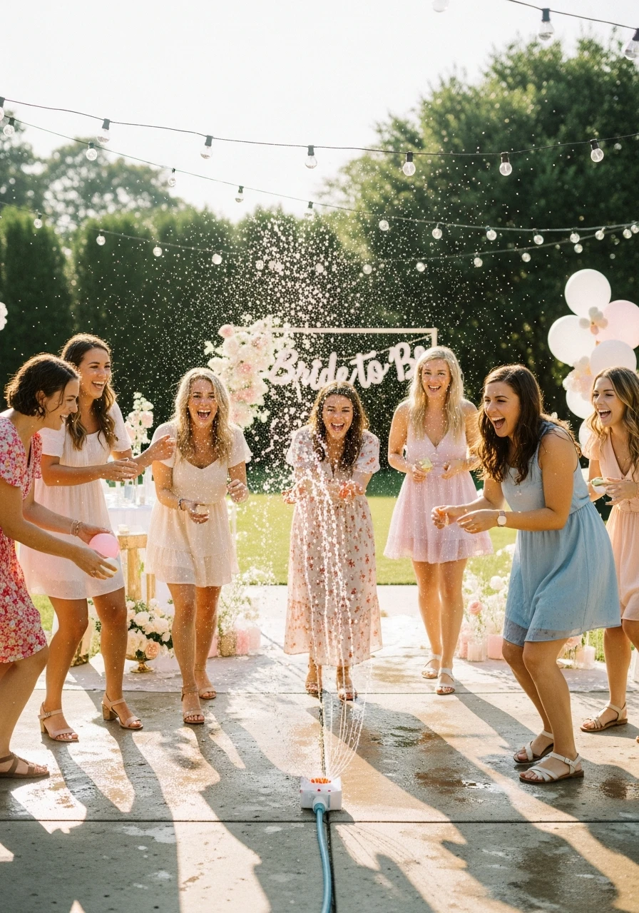 Cooling Water Games - 50 Best Summer Bridal Shower Ideas