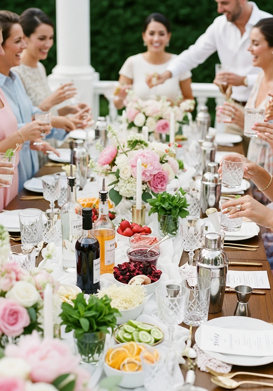 Signature Cocktail Activity - 50 Best Summer Bridal Shower Ideas