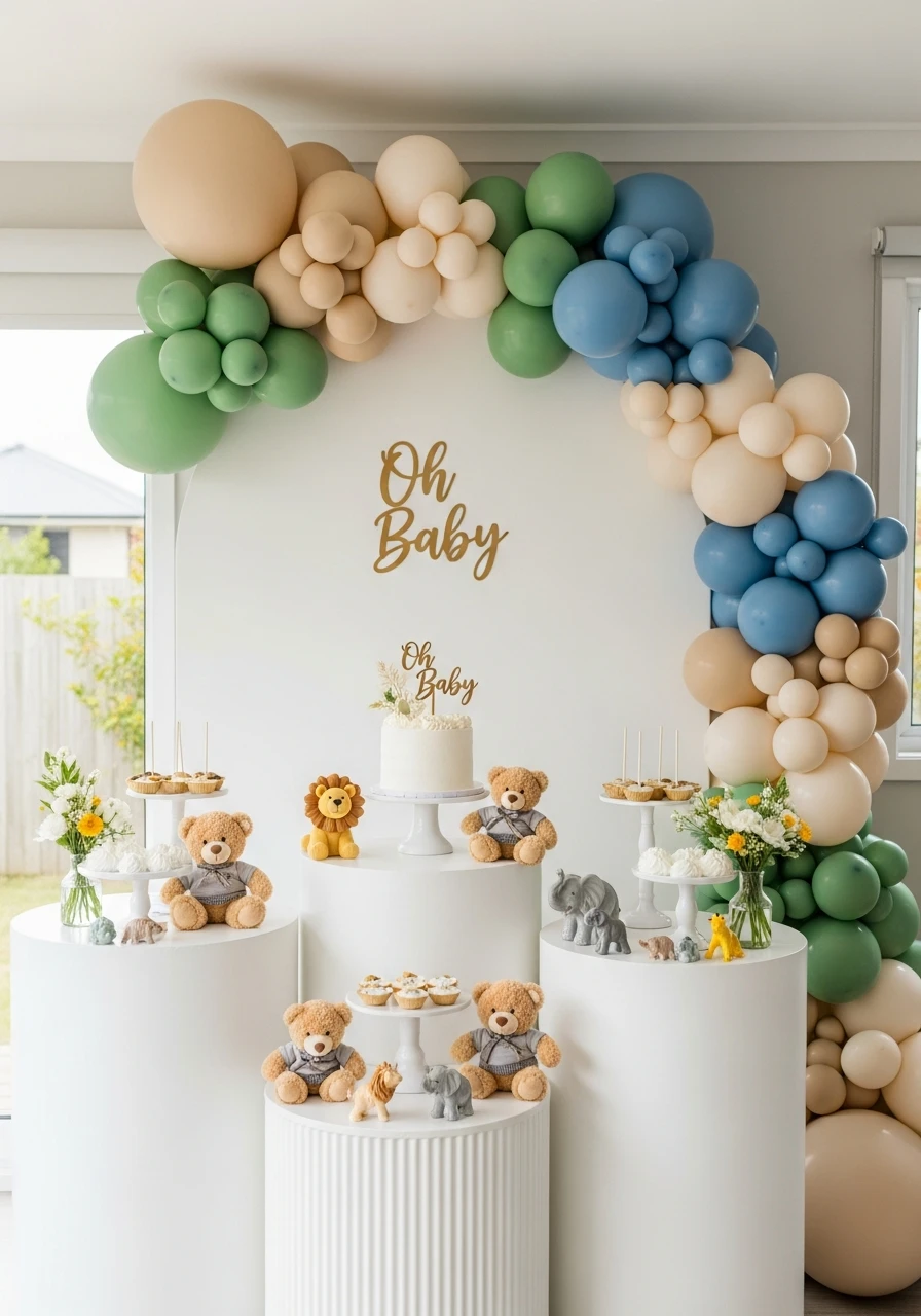 Bear Safari Theme - We Can Barely Wait Baby Shower Theme Ideas