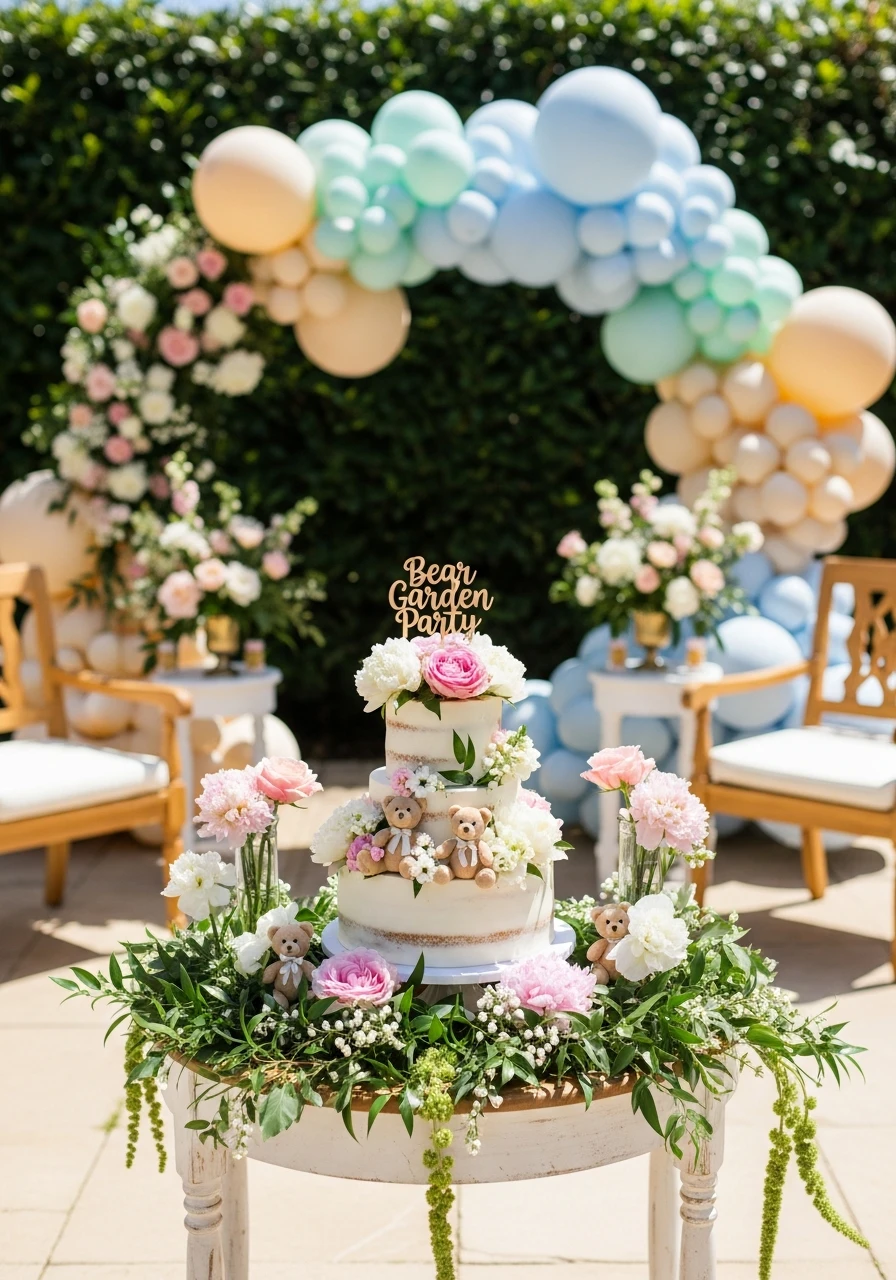 Bear Garden Party - We Can Barely Wait Baby Shower Theme Ideas