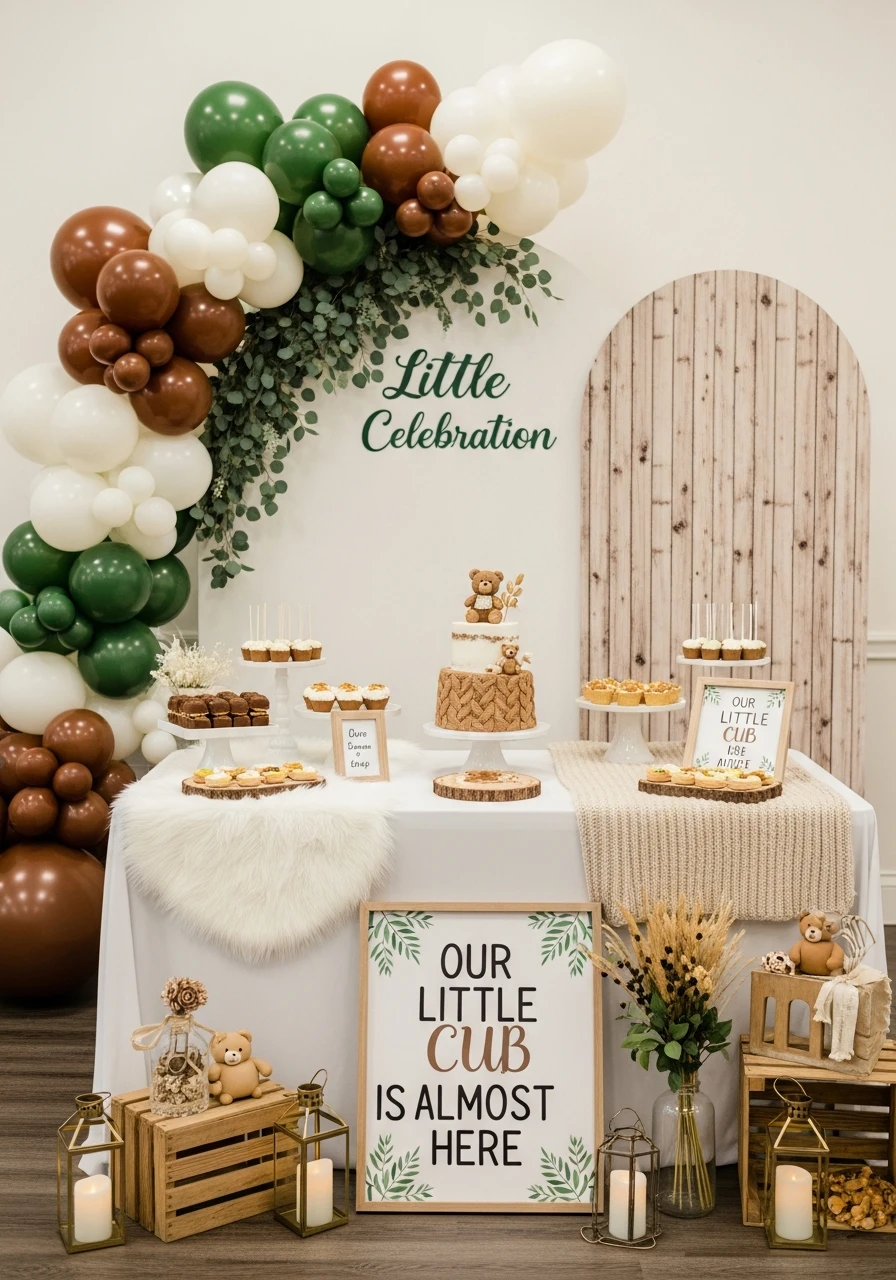 Little Cub Celebration - We Can Barely Wait Baby Shower Theme Ideas
