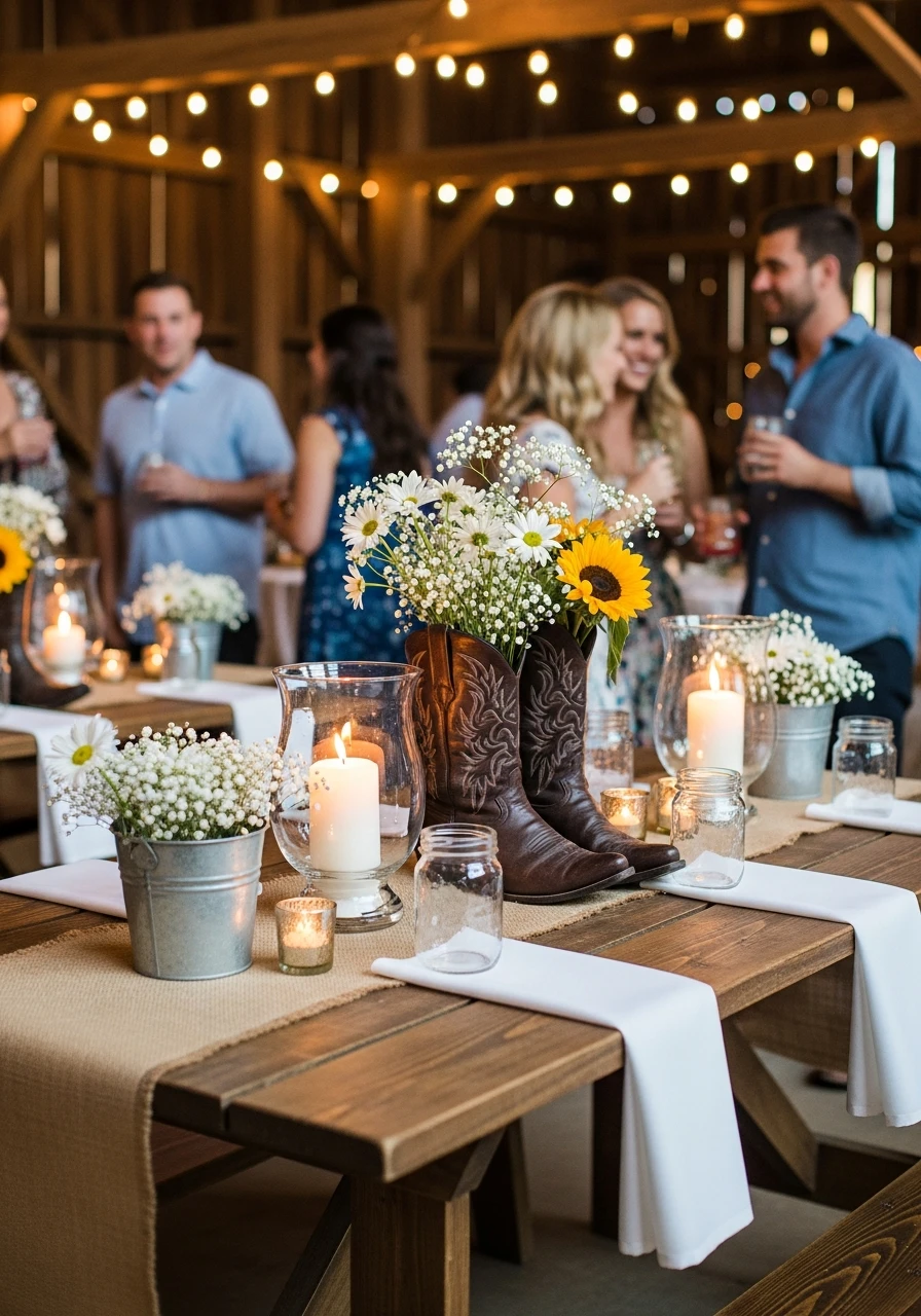 Rustic Country Party Vibe - 50 Western Bridal Shower Ideas for a Perfect 'Last Rodeo' Party