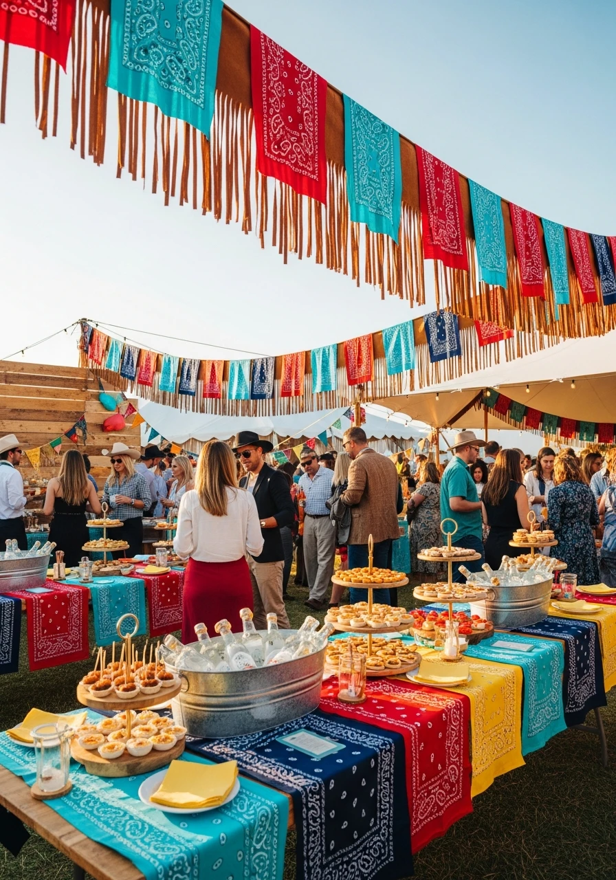 Cowgirl Festival Vibe - 50 Western Bridal Shower Ideas for a Perfect 'Last Rodeo' Party