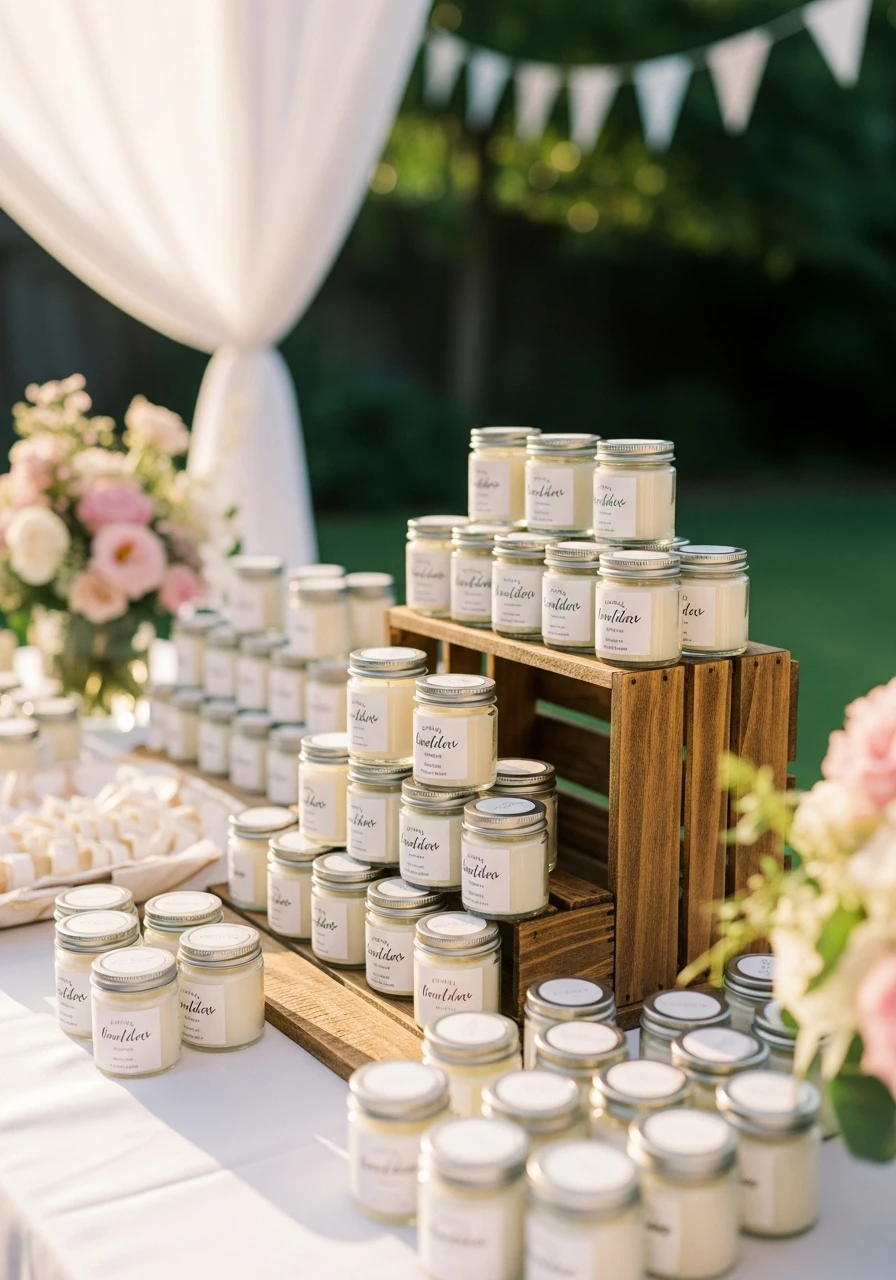 Scented Candle Gifts - 50 Best Backyard Baby Shower Ideas for Easy Hosting