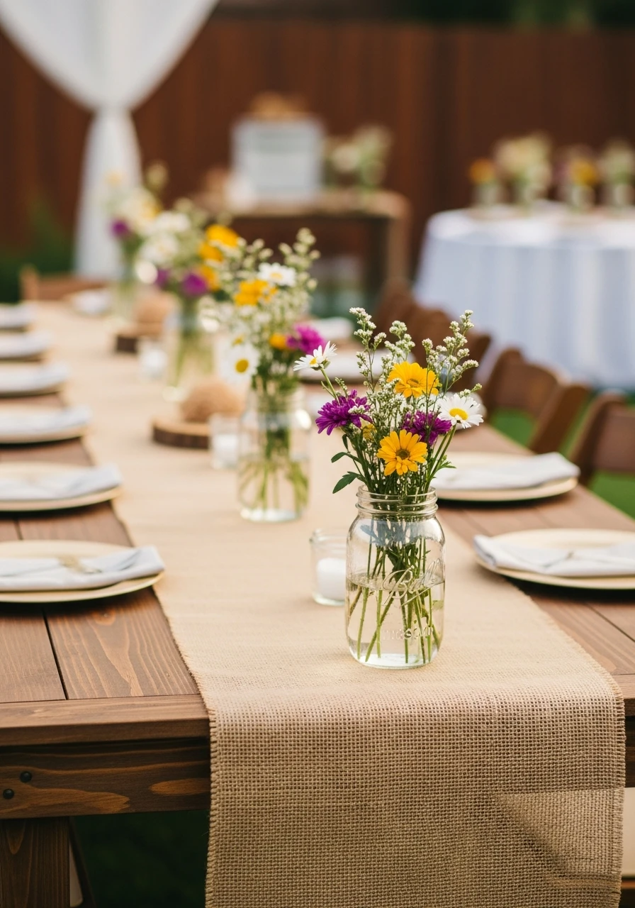 Warm Rustic Backyard Look - 50 Best Backyard Baby Shower Ideas for Easy Hosting