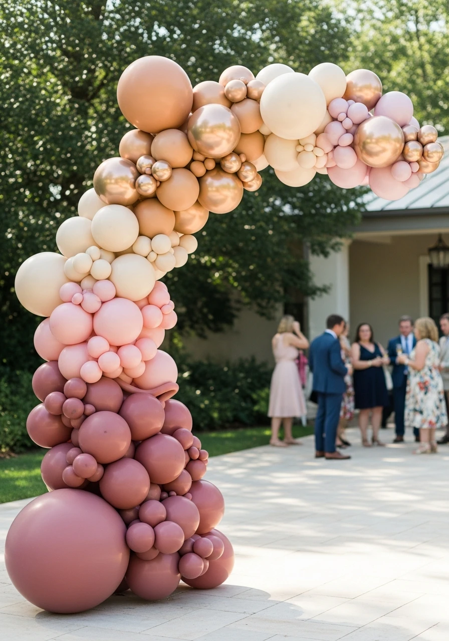Two-Tone Ombre Arch - 50 Best Balloon Arch Ideas for Your Party