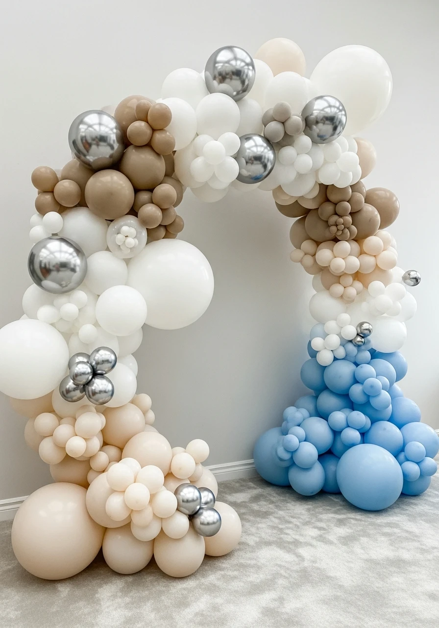 Gender Reveal Arch - 50 Best Balloon Arch Ideas for Your Party