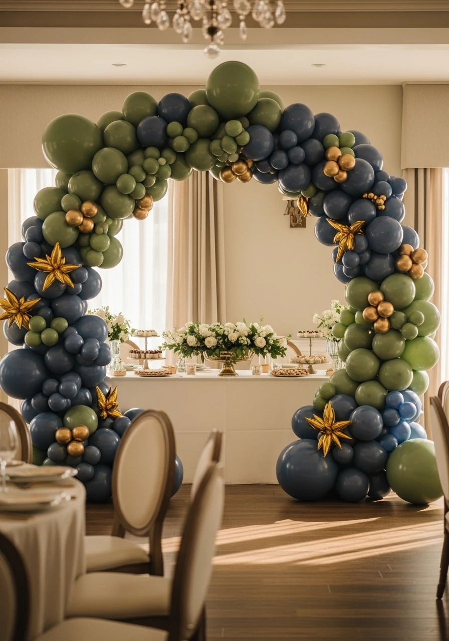 Traditional Round Balloon Arch - 50 Best Balloon Arch Ideas for Your Party
