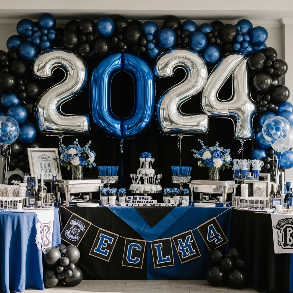 Giant Graduation Year Numbers - 50 Boys Graduation Party Ideas That Are Fun and Easy