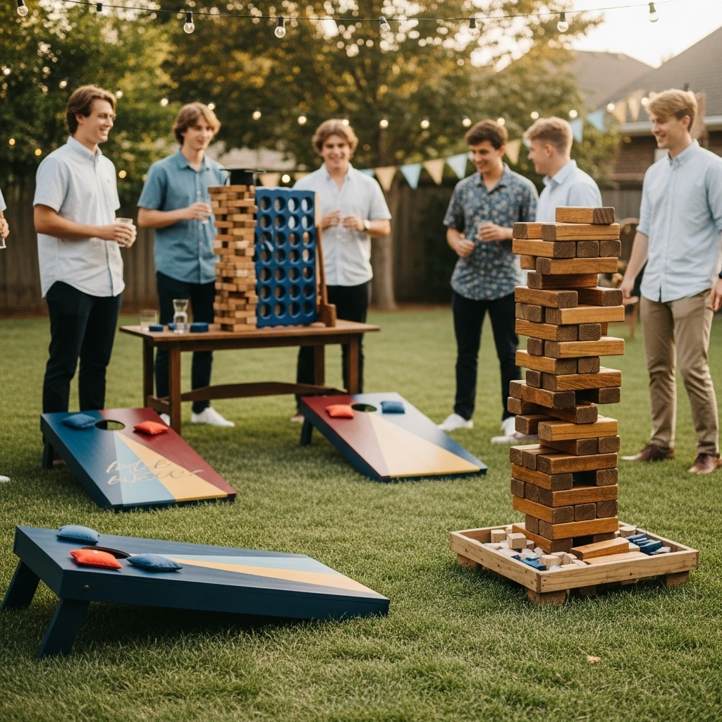 Themed Lawn Games - 50 Boys Graduation Party Ideas That Are Fun and Easy