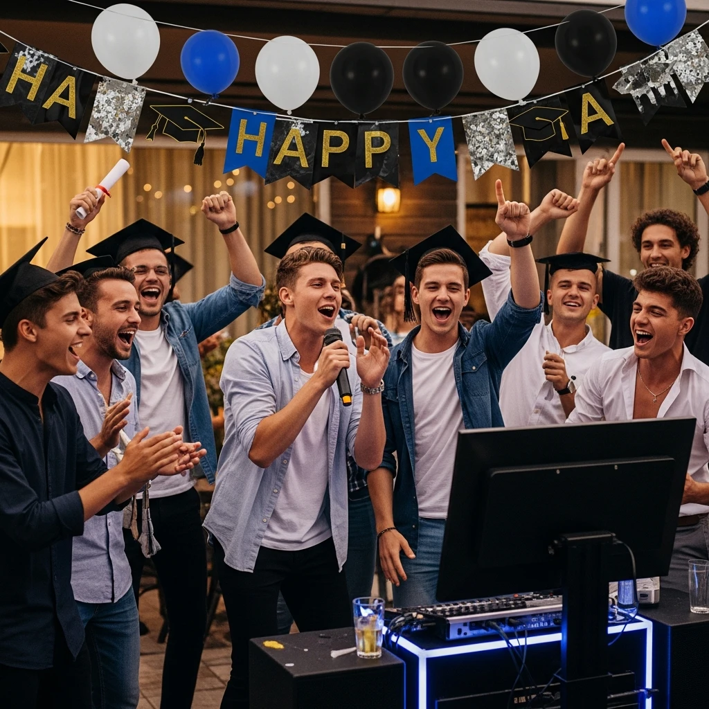 Karaoke Party Fun - 50 Boys Graduation Party Ideas That Are Fun and Easy