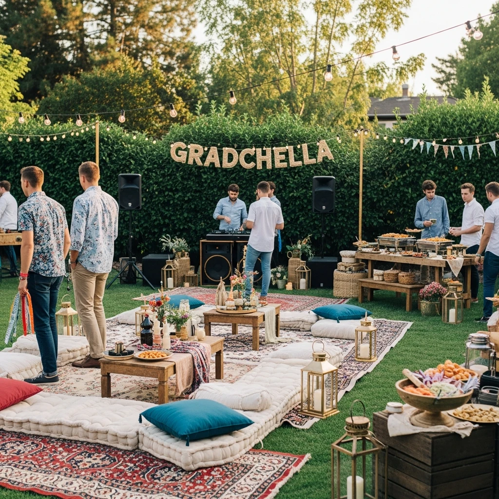 Gradchella Music Festival Vibe - 50 Boys Graduation Party Ideas That Are Fun and Easy