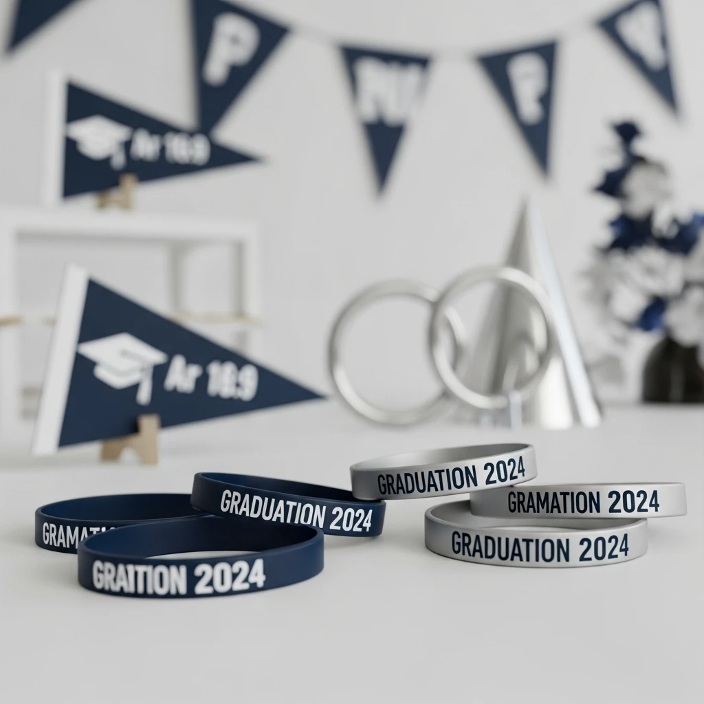 Graduation Wristbands - 50 Boys Graduation Party Ideas That Are Fun and Easy
