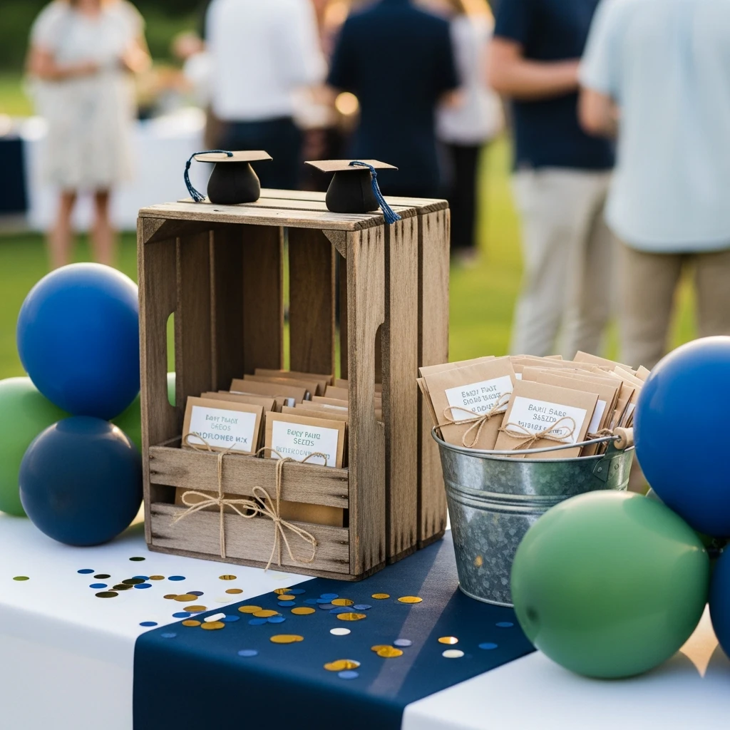 Seed Packet Favors - 50 Boys Graduation Party Ideas That Are Fun and Easy
